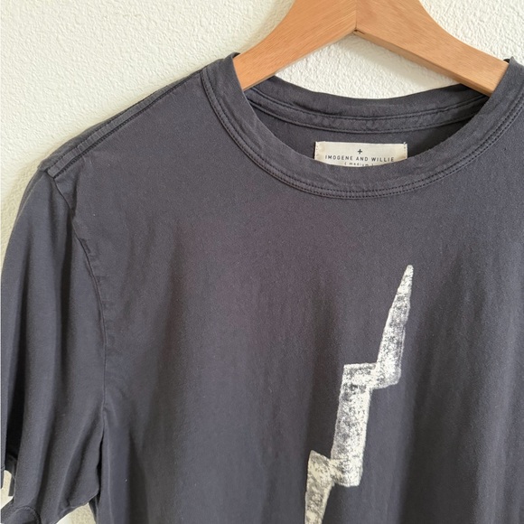 Imogene + Willie the "bolt" tee in black - Picture 2 of 4